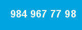 984 967 77 98 984 967 77 98